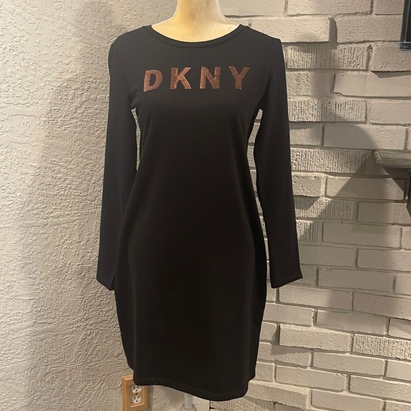 Dkny | Dresses | Dkny Sequin Logo Tshirt Dress | Poshmark Dkny | Dresses | Dkny Sequin Logo Tshirt Dress | Poshmark